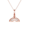 Silver Whale Tail Pendant Chain