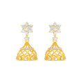 Silver Xiti Jhumki Earrings