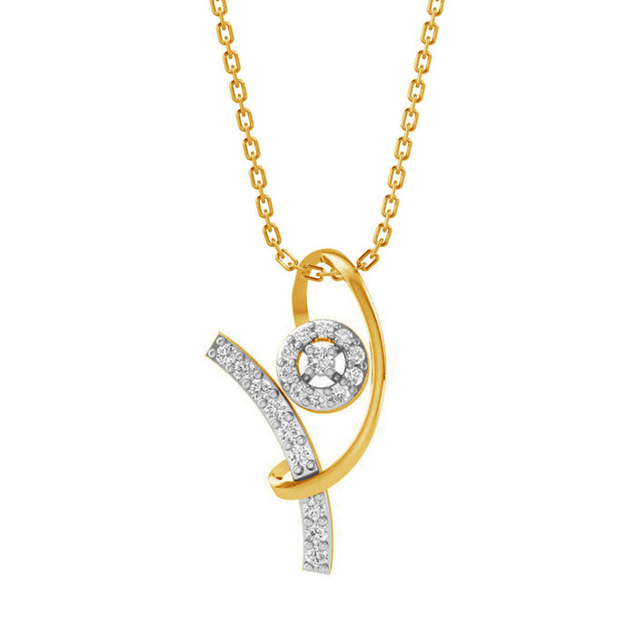 CLARA 925 Sterling Silver Zion Pendant Chain Necklace