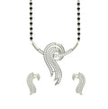 Silver Zoe Mangalsutra Jewellery Set