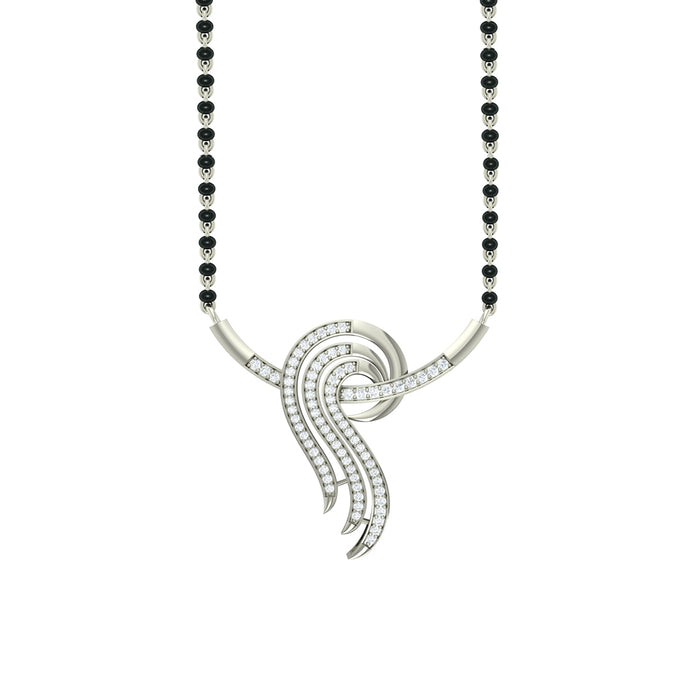 Silver Zoe Mangalsutra