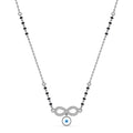 Silver Zoya Evil Eye Infinity Mangalsutra