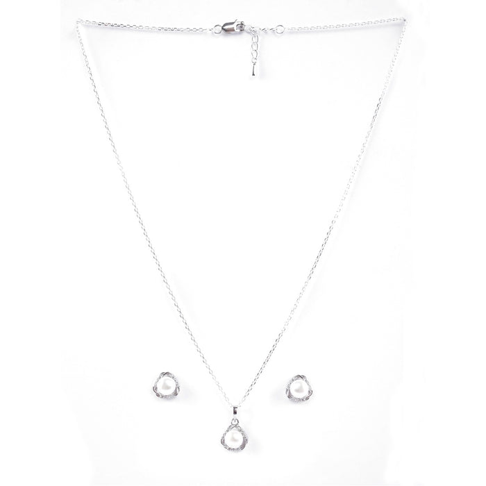 Silver Zuha Freshwater Pearl Jewellery Set
