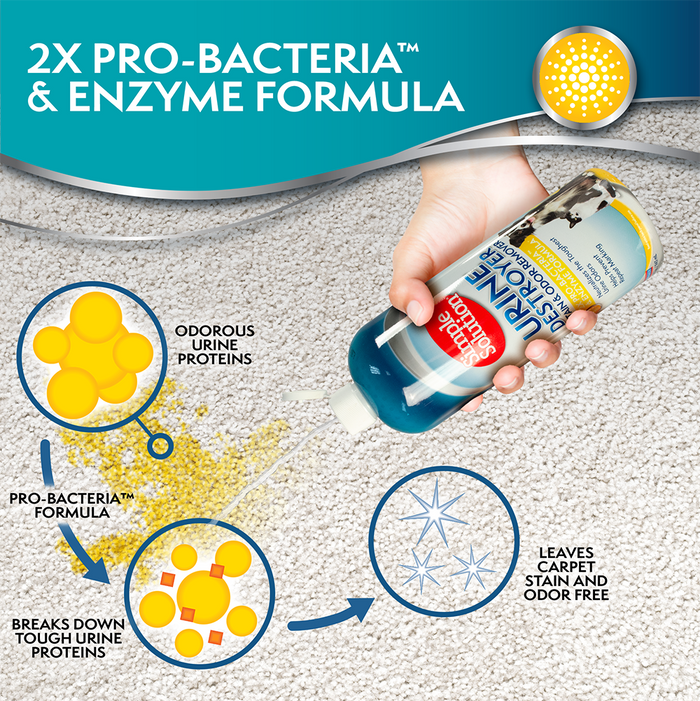 Simple Solution Urine Destroyer Stain & Odor Remover 32oz