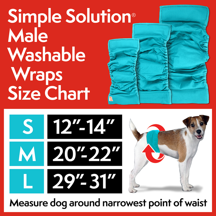 Simple Solution Washable Male Wrap Size Medium
