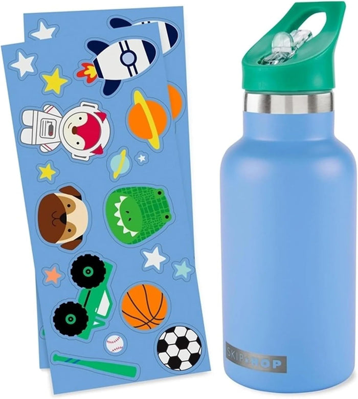 Skip Hop Spark Style Stainless Steel Canteen Bottle (350ml)