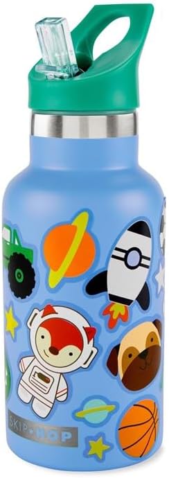 Skip Hop Spark Style Stainless Steel Canteen Bottle (350ml)