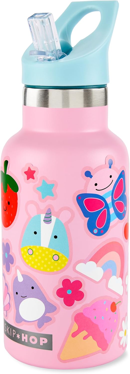 Skip Hop Spark Style Stainless Steel Canteen Bottle (350ml)