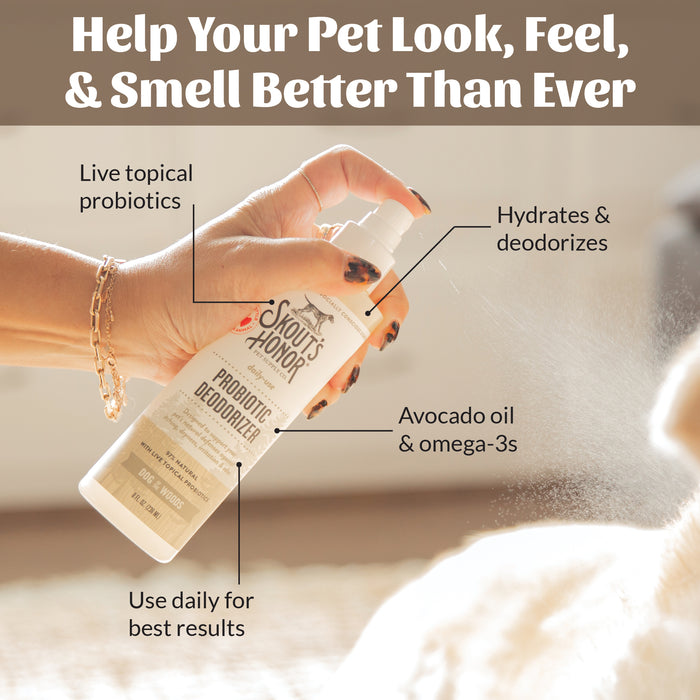 Skout's Honor Probiotic Deodorizer (Dog of the Woods) For Dogs and Cats