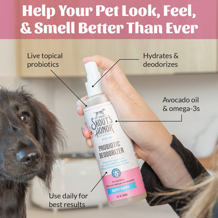 Skouts Honor Probiotic Deodorizer Happy Puppy