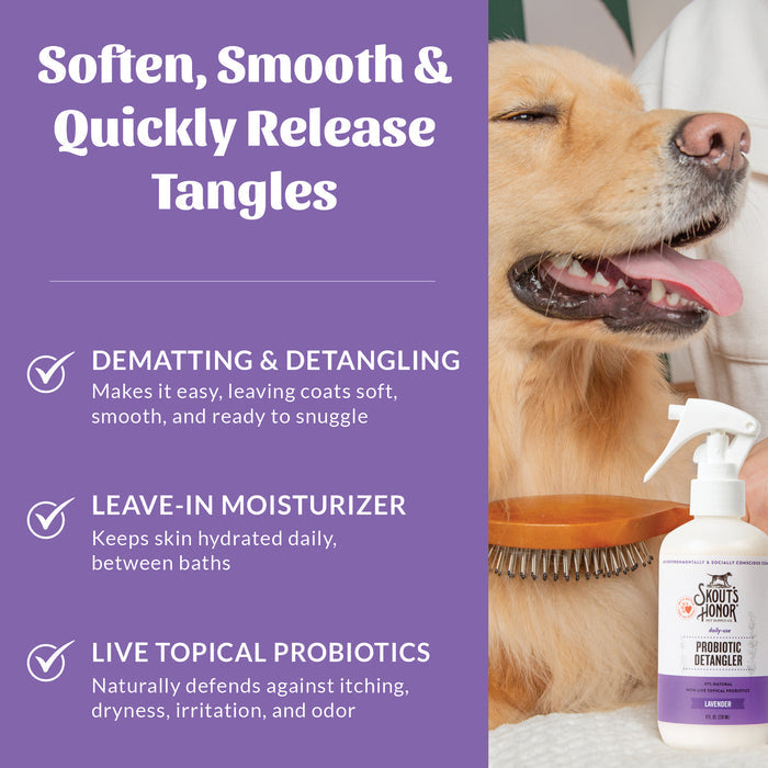 Skouts Honor Probiotic Detangler Lavender