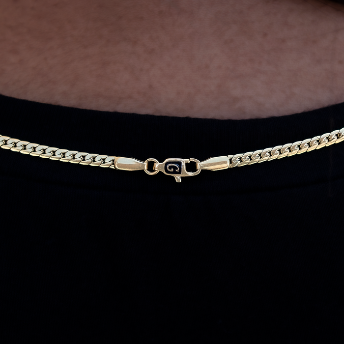 South Beach Cuban™ Necklace in Yellow Gold - 3mm