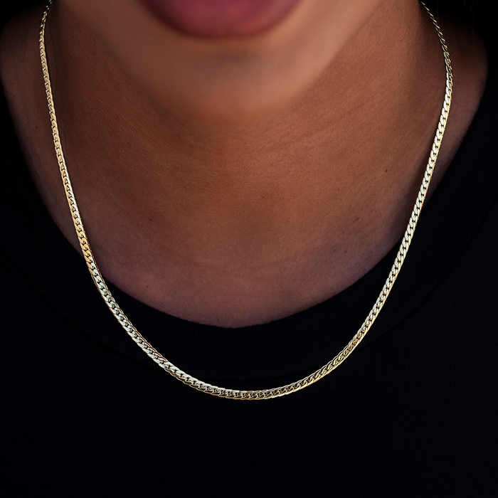South Beach Cuban™ Necklace in Yellow Gold - 3mm