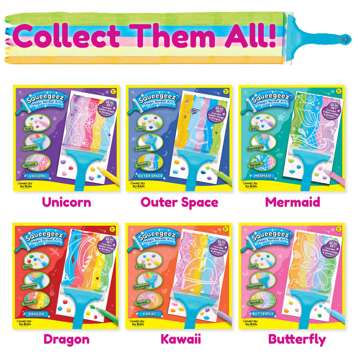 Squeegeez Magic Reveal Art Butterfly - #6414000