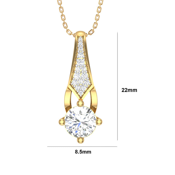 Sterling Silver Aarvi Pendant