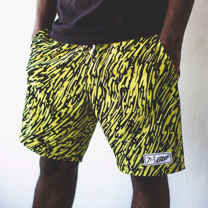 Summer Board Shorts in Yellow - The GLD Shop