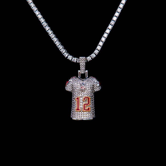 Tampa Bay Buccaneers Tom Brady Jersey Pendant