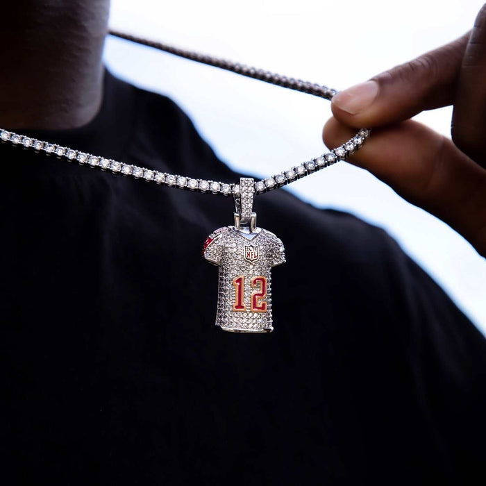 Tampa Bay Buccaneers Tom Brady Jersey Pendant