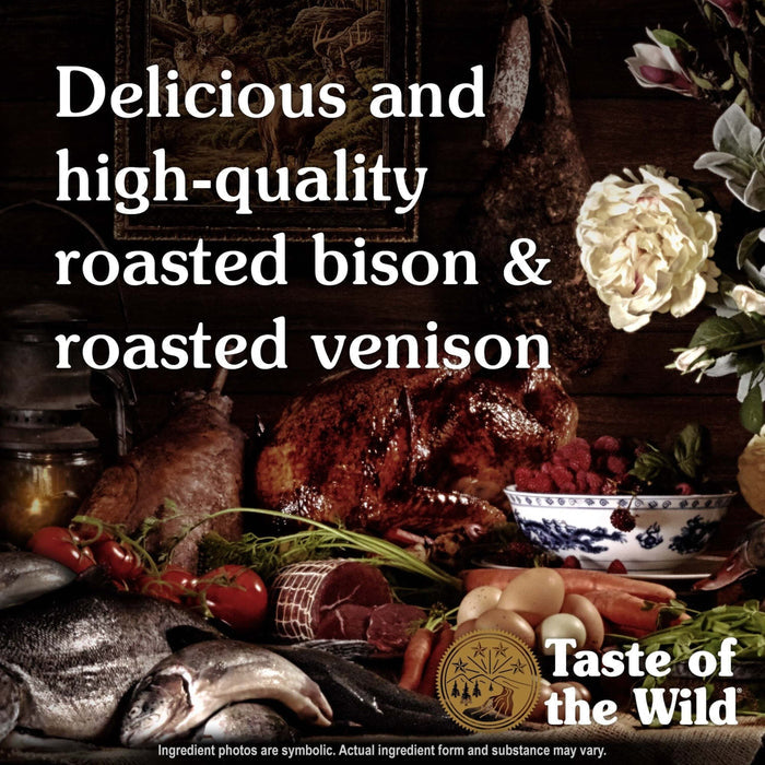 Taste of the Wild High Prairie Puppy Recipe with Roasted Bison & Roasted Venison Dry Dog Food