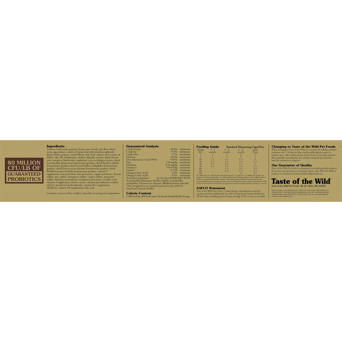 Taste of the Wild Pine Forest Canine Recipe with Venison & Legumes Dry Dog Food