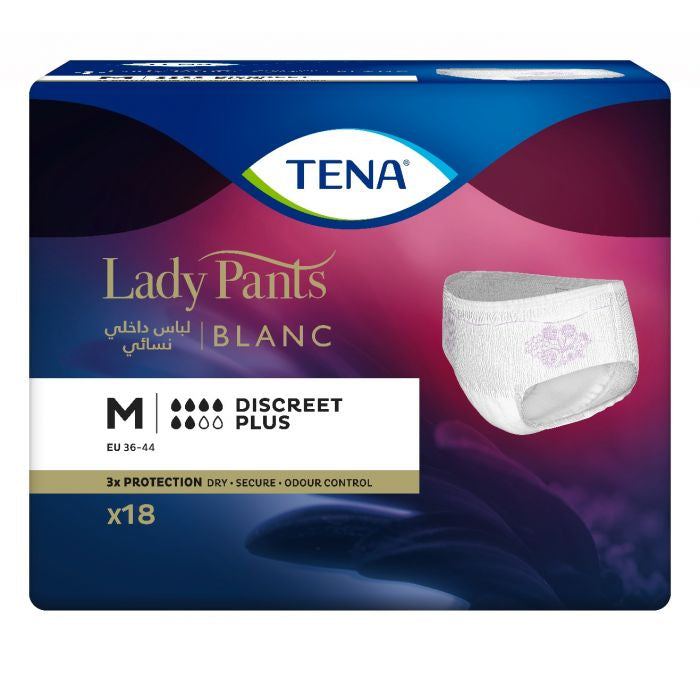 Tena Lady Pant Discreet Plus - Medium (18 Pcs)