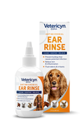 Vetericyn Plus Antimicrobial Ear Rinse for Dogs & Cats, 3-ounce