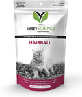 VetriScience Hairball Control Supplement for Cats, Chew, Chicken Liver Flavor 60 Count