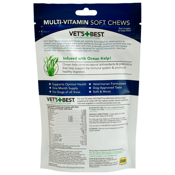 Vet's Best Multi-Vitamins Soft Chews 30ct