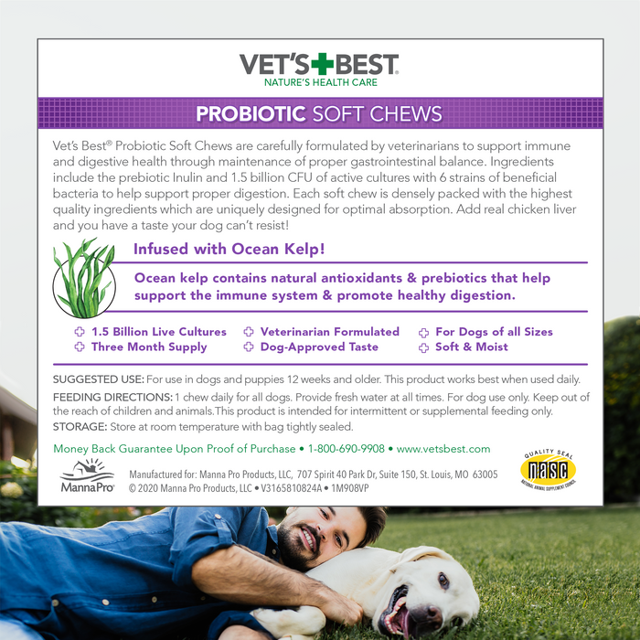 Vet's Best Probiotic Soft Chews 30ct