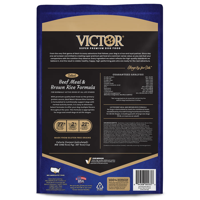 Victor Beef Meal & Rice Dry Dog Food