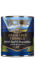 Victor Grain Free Beef & Vegetable in Gravy Canned Dog Food