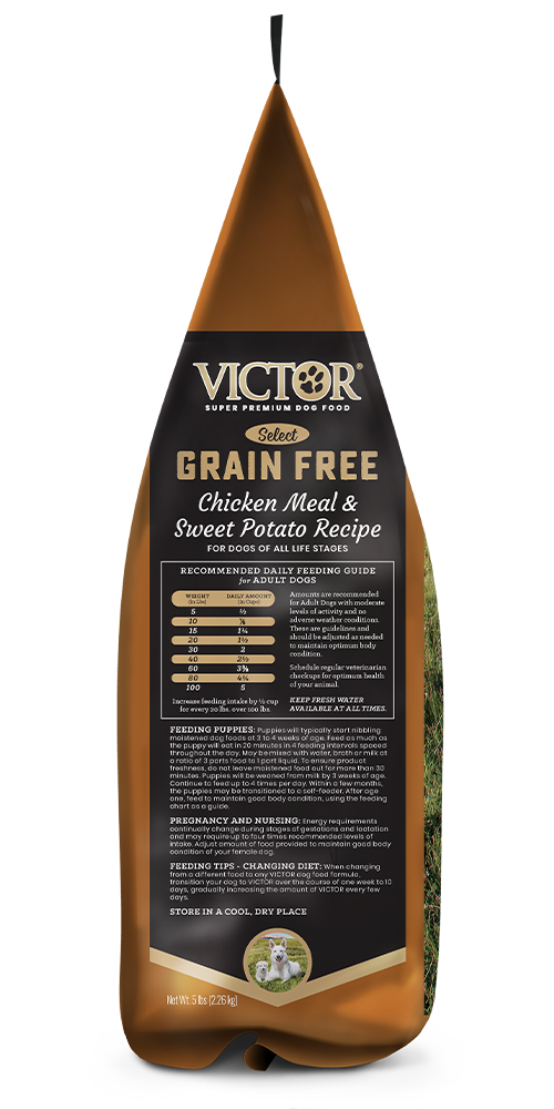 Victor Select Grain Free Chicken Meal & Sweet Potato Recipe Dry Dog Food