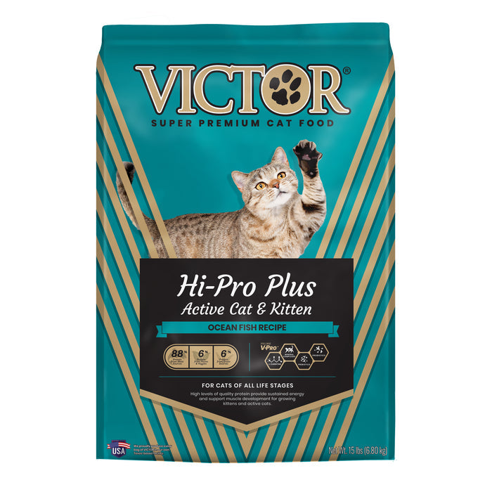 Victor Hi Pro Plus Active Cat & Kitten Dry Cat Food