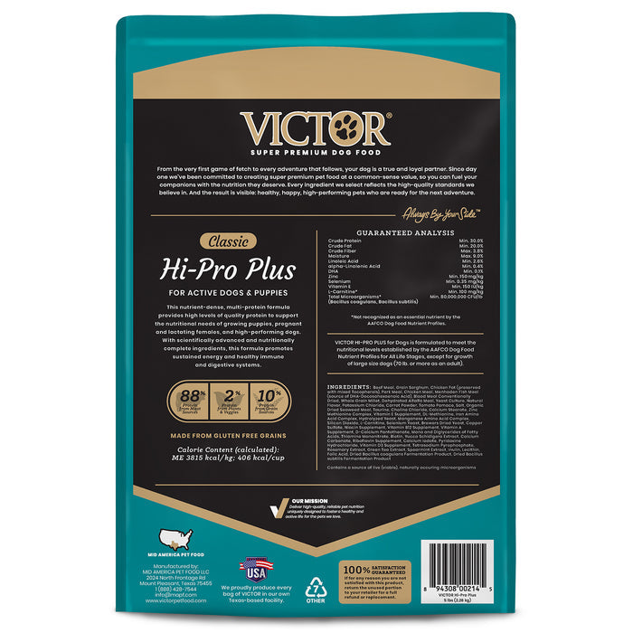 Victor Hi Pro Plus Dry Dog Food
