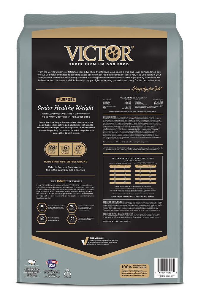 Victor Purpose Senior Healthy Weight Dry Dog Food
