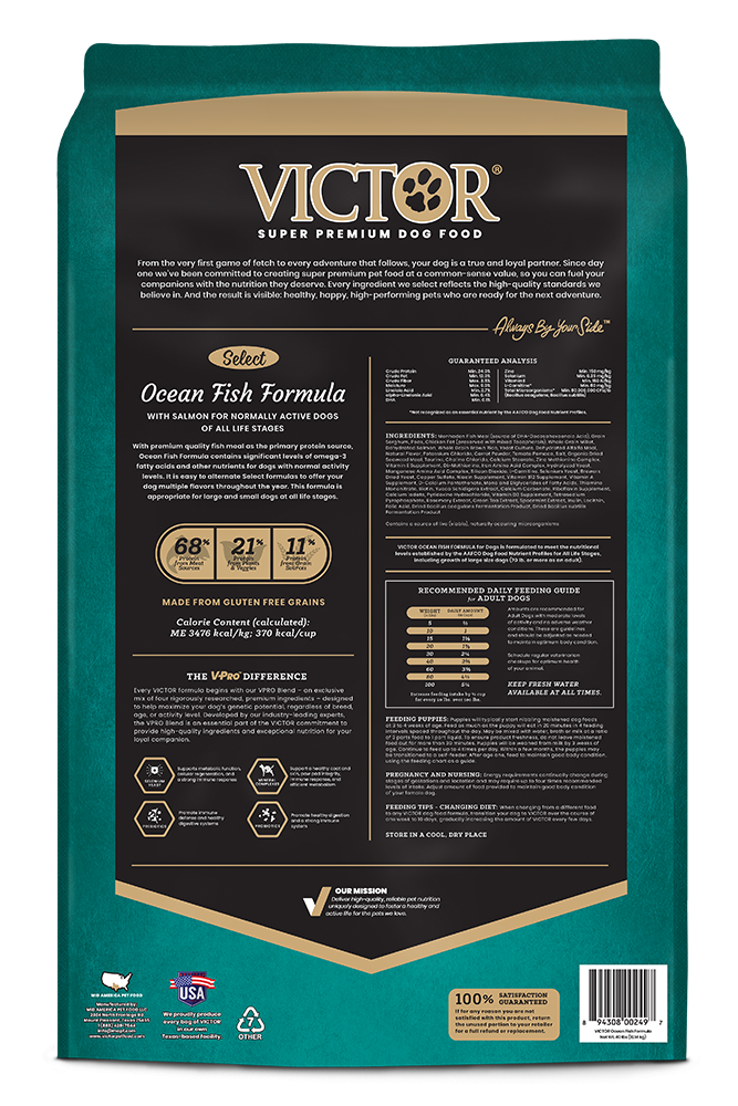 Victor Select Ocean Fish Formula Dry Dog Food