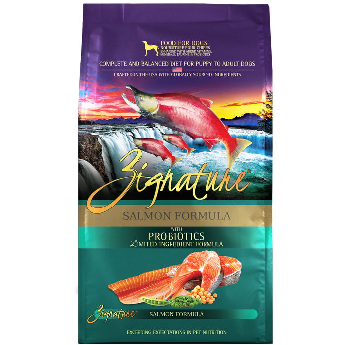 Zignature Salmon Formula Dry Dog Food, 4lb
