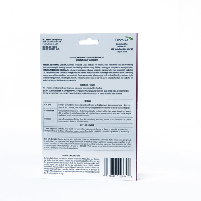 ZoGuard Plus for Cats 1.5lb&Up 1 Pack