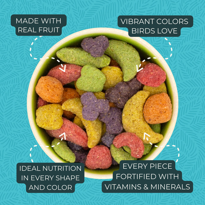 Zupreem FruitBlend Flavor Food with Natural Flavors for Large Birds